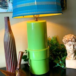 60’s Lime colored Mid Century Modern Lamp